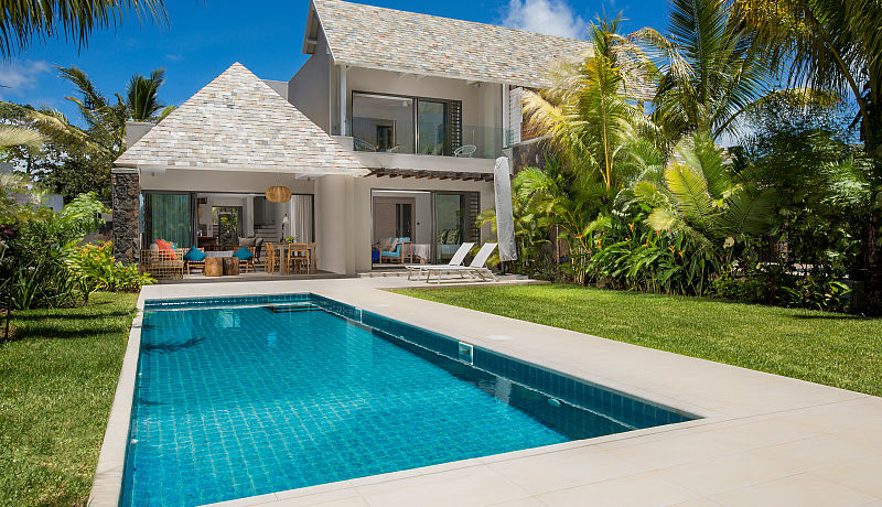 Deluxe Villa mit Privatpool im Anahita Golf und Spa Resort, Beauchamp / Golfreisen Mauritius