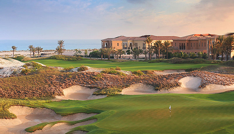 Saadiyat Beach Golf Club bei Abu Dhabi, VAE / Golfreisen Abu Dhabi
