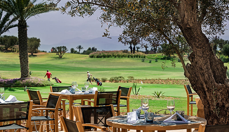 Sabra Restaurant im Fairmont Royal Palm, Marrakesch / Golfreisen Marokko
