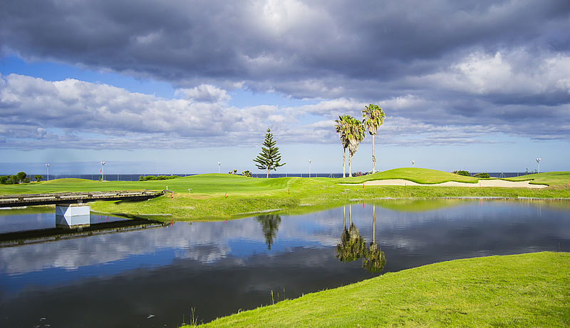 Golf Club Salinas de Antigua auf Fuerteventura, Kanarische Inseln, Spanien