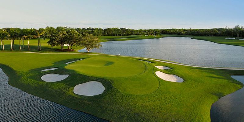Doral Blue Golf Course bei Miami, Florida, USA