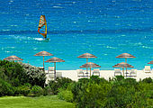 Strand vom Verdura Golf Spa Resort auf Sizilien, Italien