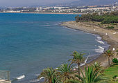 Strand beim Sol Marbella Estepona Atalaya Park / Golfreisen Costa del Sol