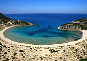 Voidokilia Beach in der Nähe des The Westin Resort Costa Navarino / Golfreisen Griechenland