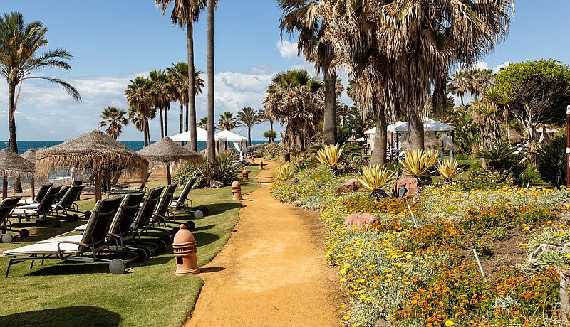 Strand beim Kempinski Hotel Bahia an der Costa del Sol / Golfreisen Spanien